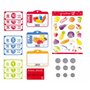 Hape Jeu Caisse Enregistreuse Enfants - Enfants 3 Ans et Plus - Inclus Trois d’écran, Une Feuille d’Autocollants, Une Carte banc