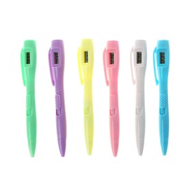 Fatteryu Stylo à Bille Électronique Avec Horloge Numérique - Stylo d'Examen 1Pcs