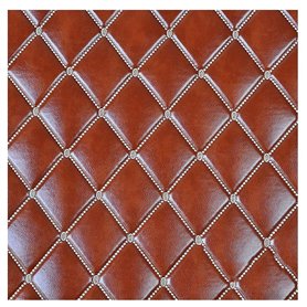 Tissu Cuir Tissu d'ameublement en Simili pour Housses de siège de Voiture Tissu Faux avec enduction Tissu Faux avec enduction Ti