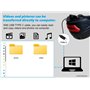 Casque de vélo pour Adulte, Casque Bluetooth Intelligent avec enregistreur de Conduite et Fonction de feu arrière LED pour visiè