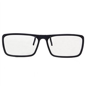 fivekim Clip-onLunettes Circulaires Passives Polarisées 3D pour TV Real 3D Cinema 0.22Mm Carré Vibration Clip Lunettes 3D