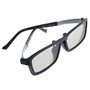 fivekim Clip-onLunettes Circulaires Passives Polarisées 3D pour TV Real 3D Cinema 0.22Mm Carré Vibration Clip Lunettes 3D