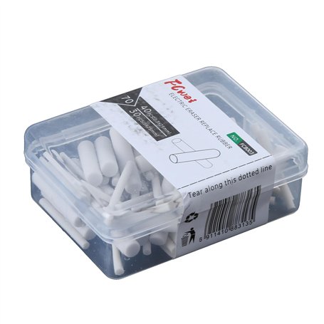 KERDEJAR 2.3mm 5mm Gomme de Recharge électrique avec 40 pièces + 30 pièces recharges gommes de Remplacement gommes à Croquis