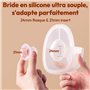 NCVI Tire Lait Electrique Main Libre, Tire-Lait Faible Bruit, 4 Modes Et 9 Niveaux, Blanc, 21/24 Mm, Lot De 2