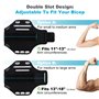 Brassard de Sport pour Téléphone Jusqu'à 6,4 Pouces, iPhone 13 12 11 Mini Pro Max, Samsung Galaxy A51/S22+ Ultra, LG/Huawei/Xiao