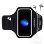 Brassard de Sport pour Téléphone Jusqu'à 6,4 Pouces, iPhone 13 12 11 Mini Pro Max, Samsung Galaxy A51/S22+ Ultra, LG/Huawei/Xiao