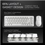 Redragon K709 Clavier de jeu filaire RVB 65 %, clavier mécanique compact à 68 touches remplaçables à chaud avec prise Free-Mod, 