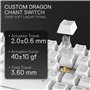 Redragon K709 Clavier de jeu filaire RVB 65 %, clavier mécanique compact à 68 touches remplaçables à chaud avec prise Free-Mod, 