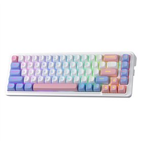 Redragon K709 PRO Clavier de jeu RVB sans fil Gasket 65 % Clavier mécanique échangeable à chaud 68 touches avec socle Free Mod
