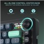 Redragon K724 PRO Clavier de jeu sans fil Gasket avec écran hype et bouton, clavier mécanique 80 %, écran d'information TFT de 1