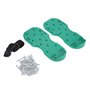 Chencunquangod Lot de 2 chaussures aérateurs de gazon pour gazon, sangle réglable, chaussures aérateurs à pointes pour pelouse, 