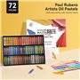 Paul Rubens Ensemble de pastels à l'huile – 72 couleurs vives, texture ultra douce et crémeuse, facile à mélanger pour les artis