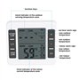 Thermomètre de réfrigérateur, BuyWeek LCD Display Thermomètre numérique sans fil pour congélateur Capteur de température intérie