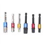 6 pièces adaptateur de douille ensemble tige hexagonale embout clé à douille adaptateur ensemble d'extension tournevis accessoir