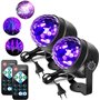 Boule disco à lumière noire UV
