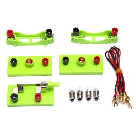 EsportsMJJ Circuit Électrique Kit Ampoule Interrupteur Ligne Conductrice Kid École Science Éducative Jouet Diy Montessori