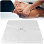 200Pcs Protege Têtière Non Tissé Housses D'appui-tête Jetables pour Table de Massage