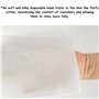 200Pcs Protege Têtière Non Tissé Housses D'appui-tête Jetables pour Table de Massage, 40 x 40 cm Chiffons Pour Fente Nasale, Cou