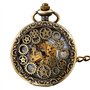 JewelryWe Montre à Gousset Homme Mécanique Automatique