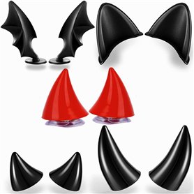 ChaoLink 5 paires d'accessoires pour casque de moto cornes