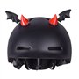 ChaoLink 5 paires d'accessoires pour casque de moto cornes, mignons oreilles de chat ailes de diable en forme de ventouse auto-a