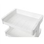 SONGMICS Étagère sur roulettes 3 Niveaux Plastique Polypropylène Gain de Place Cuisine Salle de Bains Rangement des Affaires Bla