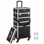 SONGMICS Valise à maquillage Mallette de maquillage Trolley à maquillage bijoux et cosmétique Beauty case Grande taille
