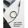 UGREEN Cat 7 Rallonge Ethernet RJ45 Réseau Câble Extension Mâle à Femelle 10Gbps 600MHz Compatible avec PS5 PS4 PC Routeur Modem