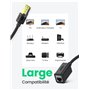UGREEN Cat 7 Rallonge Ethernet RJ45 Réseau Câble Extension Mâle à Femelle 10Gbps 600MHz Compatible avec PS5 PS4 PC Routeur Modem