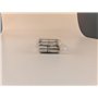 20 Pcs Entretoise de Verre,19 x 25mm Vis d'écartement,Support Mural en Acier Inoxydable pour Clous Publicitaires,pour Plaques et
