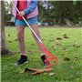 truelle de jardin Râteau à gazon en acier au carbone