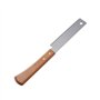 Outils de jardin, truelle de jardin Main for le travail du bois SK5 en acier au carbone Tenon à dents fines Manche en bois for l