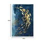 Moderne abstrait mur Art toile peinture poisson d'or bleu mer affiche décoration de la maison peinture murale pour salon 30x40cm