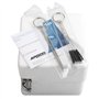 Fengda BD-778 Kit de nettoyage complet pour aérographe comprenant 1 pot de nettoyage avec support, 5 brosses de nettoyage, 5 pic