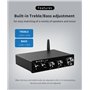 SMSL A12 Infineon's MA12070 Amplificateur Audio stéréo Bluetooth 5.0 Classe D intégré 2 canaux pour Haut-Parleur Domestique avec