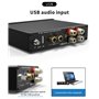 SMSL A12 Infineon's MA12070 Amplificateur Audio stéréo Bluetooth 5.0 Classe D intégré 2 canaux pour Haut-Parleur Domestique avec