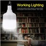 Lanterne de Camping, LETOUR Lampe Camping avec USB Rechargeable 60W 5000 Lumens 5 Modes Suspension Dimmable, Lampe Portable pour