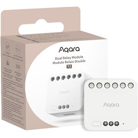 Aqara Double module relais T2 avec matière