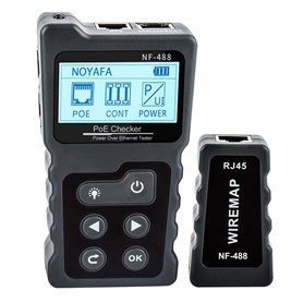 NOYAFA Testeur PoE Tester en ligne Power Over Ethernet Testeur de courant Testeur de tension Testeur pour test POE