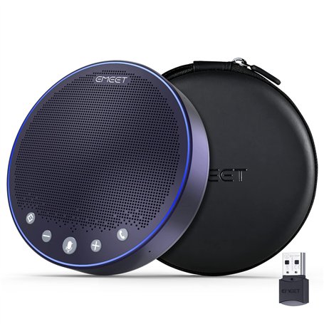 eMeet Haut-Parleur de conférence Bluetooth – M3 USB avec Suppression du Bruit pour 6 à 12 Personnes