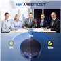 eMeet Haut-Parleur de conférence Bluetooth – M3 USB avec Suppression du Bruit pour 6 à 12 Personnes, 4 Microphones Duplex intégr