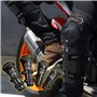 Scoyco 4 Pièces Moto Motocross Genouillères Protège-tibias Coudières 4 en 1 PP Shell Protector Motocyclette Protecteur Genou Shi