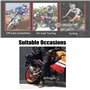 Scoyco 4 Pièces Moto Motocross Genouillères Protège-tibias Coudières 4 en 1 PP Shell Protector Motocyclette Protecteur Genou Shi