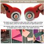 Kit de Couteau Rotatif Cutter Rotatif Couture avec 5 Lames de Rechange Ø 45mm une Découpe Précise Mécanisme de Protection pour C