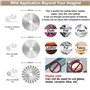 Kit de Couteau Rotatif Cutter Rotatif Couture avec 5 Lames de Rechange Ø 45mm une Découpe Précise Mécanisme de Protection pour C