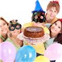 Qpout 48pcs Masques à gratter Animaux pour Enfants, pour Enfants Fille Garçon Anniversaire de Pâques Halloween Jeu de Noël Acces