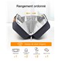 Inateck 360° Protection Sac de Rangement Antichoc Compatible avec Steam Deck, Sac d'accessoires avec poignée pour Console, Charg