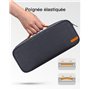 Inateck 360° Protection Sac de Rangement Antichoc Compatible avec Steam Deck, Sac d'accessoires avec poignée pour Console, Charg