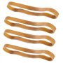 Reccisokz Lot de 25 élastiques en caoutchouc Jaune foncé 160 mm x 6 mm