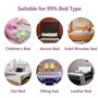 Barrière de Lit Enfants Bébés Protection Bord de Lit pour Sécurité des Enfants Bébés Portable Bedrail Safetyguard (Gris, 200CM)